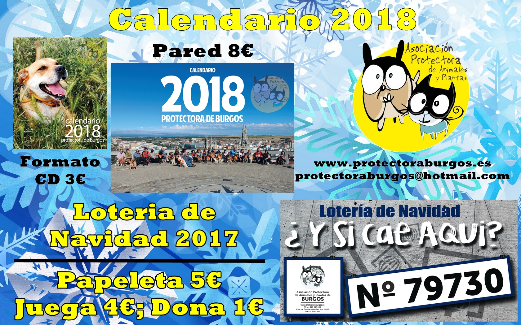 Cartel Loteria Calendarios 2018